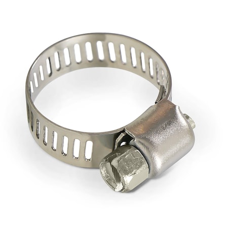 Everflow Stainless Steel Worm Drive Hose Clamps 5/16'' - 7/8'' Adjustable SAE 6, 10PK 6206SSHCA