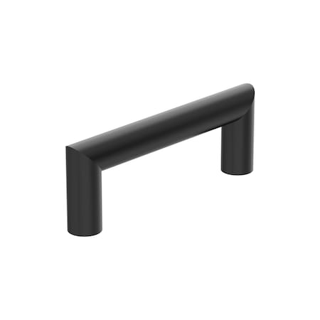 Amerock Revolve 3 inch (76mm) Center-to-Center Matte Black Cabinet Pull, 25PK 25VMP36851FB
