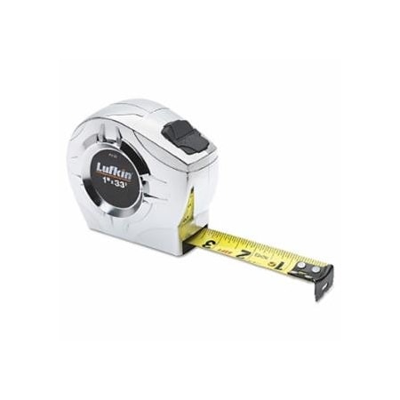 Crescent Lufkin P2000 Tape Measures, 1/2 in x 12 ft, SAE, A7, Chrome 182-P2212XN