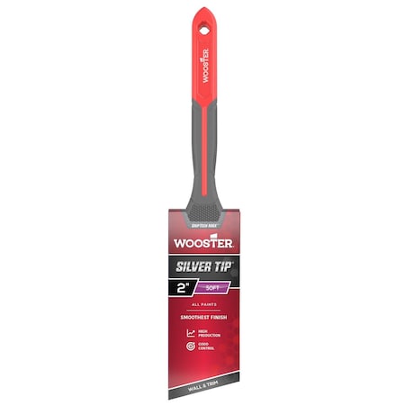 Wooster Silver Tip 2 in. Soft Angle Paint Brush G5221-2