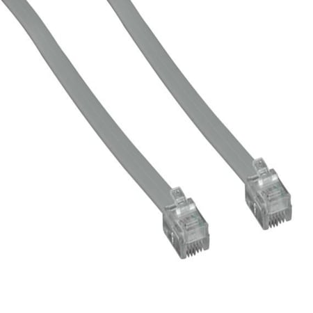 Sanoxy 2 PACK  14ft RJ11 6P4C Reverse Modular Cable SNX-CBL-LDR-PH101-3214