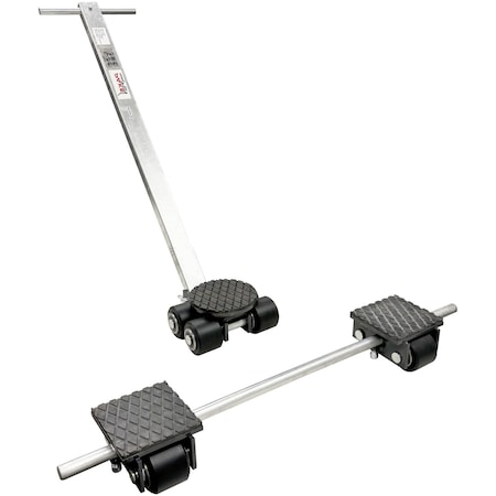 Pake Handling Tools Steerable Machinery Moving Skate Roller Kits 6 Ton Capacity PAKSS04