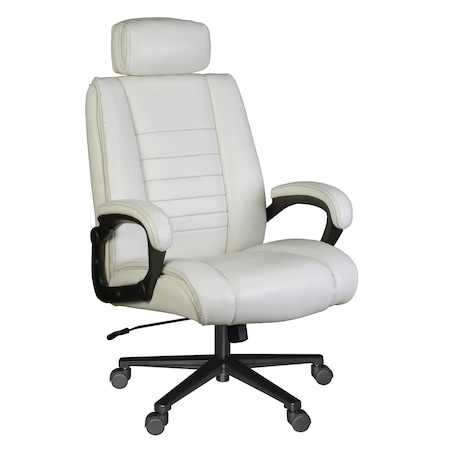 Regency DuraForce Big & Tall Ergonomic Executive Office Chair, 400 lbs Support, Cream DUR001CR