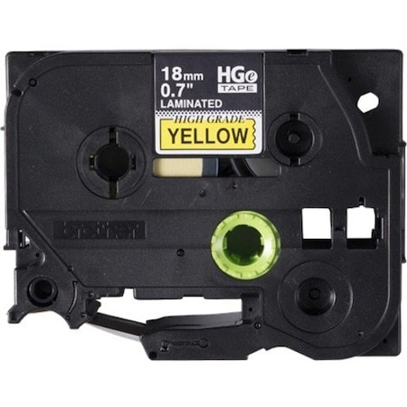 Brother Label/RibbonCartridge, Yellow, 45/64inW HGe6415PK