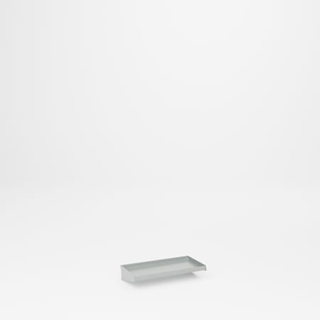 Pucel Sloped Versatile Shelves, 16 Gauge, 25 in W x 12 in D, Putty VSS-25-12