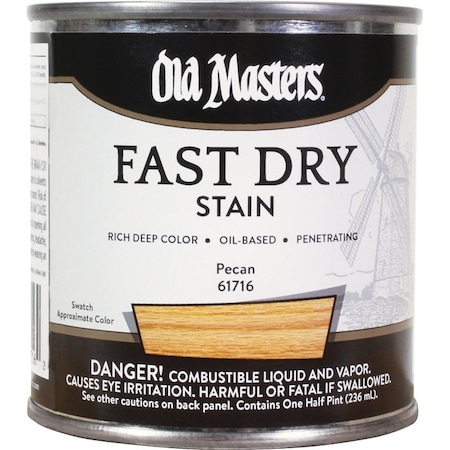 Old Masters .5Pt Fast Dry Stain Pecan 61716