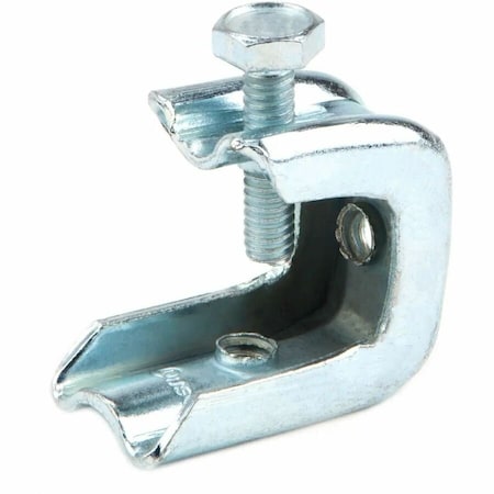 Dottie Clamp, Threaded Rod Use, 1/4 in, Steel, Zinc Plated BK14