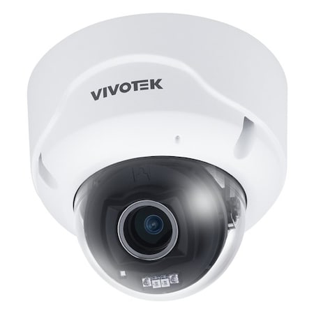Vivotek V-Series 5MP AI IR IP Dome Cam 2.8-12mm P-Iris IP66 IK10 FD9389-EHTV-V3