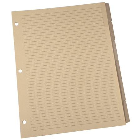 Rite In The Rain Generic Planner Tab Set, 8.5 in x 11 in 9271-MX