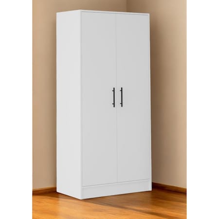 Homeroots Two Piece White Bedroom Set 530269