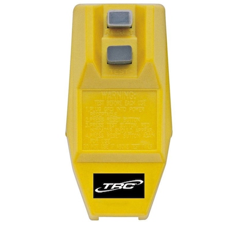 Southwire TRC Commercial, Light Industrial, Residential Thermoplastic GFCI Plug 5-15P 12-18 AWG 14880002-6