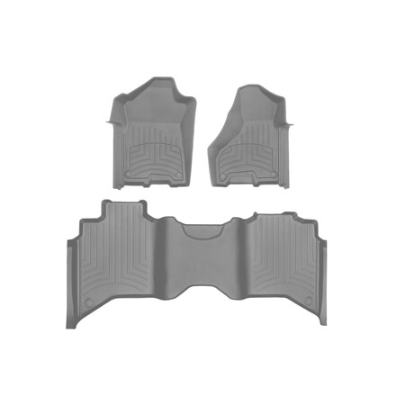 Weathertech Grey, Front and Rear FloorLiner HP 461545-1-6IM
