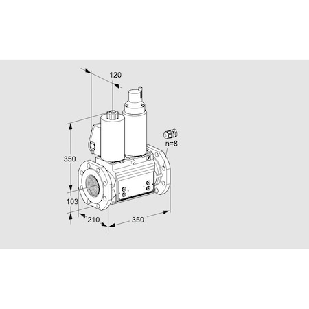 Honeywell Kromschroder VCS8100F05NLWL3B/PPPP/PPPP KS88205329