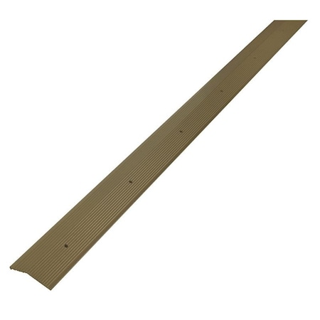 M-D Building Products Carpet Trim, 36 in L, 2 in W, Flooring Surface, Antique Brass 43381