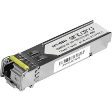 Antaira HP Compatible, 1.25G Gigabit SFP Transceiver WDM-B, SM/LC/40KM/21.0dB/TX:155 SFP-WB40-H
