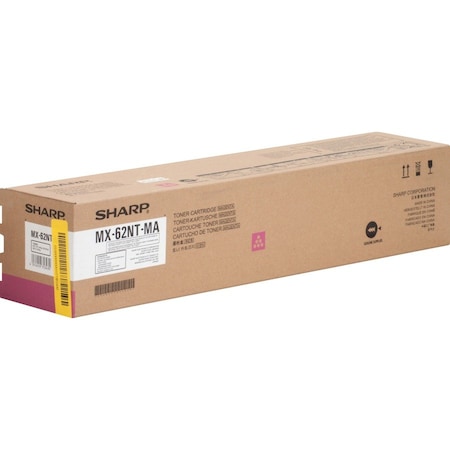 Sharp Magenta Toner Cartridge 40K YLD MX62NTMA