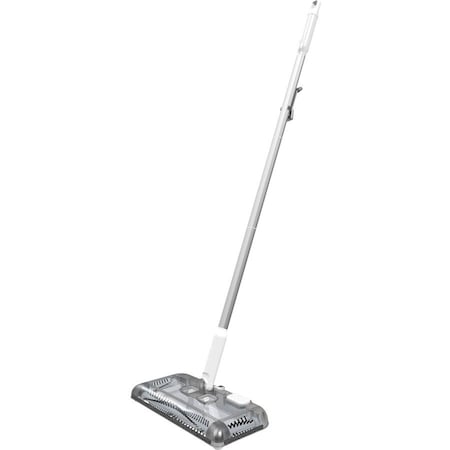Black & Decker 50 Minute Powered Floor Sweeper - Powder White HFS115J10