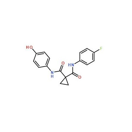 Ak Scientific N-(4-Fluorophenyl)-N'-(4-hydroxyphenyl)cyclopropane-1, 1-dicarboxamide (5g), CAS 849217-60-3 Z5182-5g