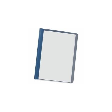 Universal Front Rprt Cover, Tang Fstnr, Dk Blue, 25PK UNV57122