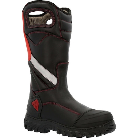 Rocky Code Red: Structure, Men's 15 in Composite Toe Fire Boot, Black, 12, M, RKD0087 RKD0087
