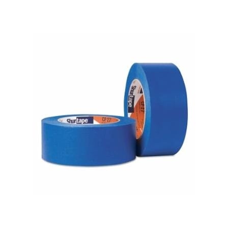 Shurtape CP 27 14-Day ShurRELEASE Blue Painter's Tape, 36 mm W x 55 m L, 5.08 mil, Blue, 24PK 689-202879