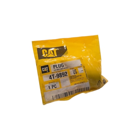 Caterpillar PLUG, CATERPILLAR OEM 4T9892 4T9892