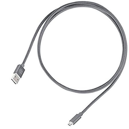 Dynamicfunction Reversible USB-A to Micro-B Cable - Charcoal DY790343