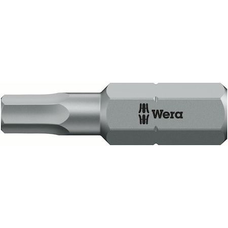 Wera 840/1 Z Tamper-proof Hex-Plus BO bits, 4 x 25 mm 5056344001