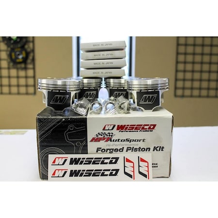 Wiseco Piston Shelf Stock Kit for Honda K24 with K20 Head Plus 5cc 12.5-1 CR K634M875