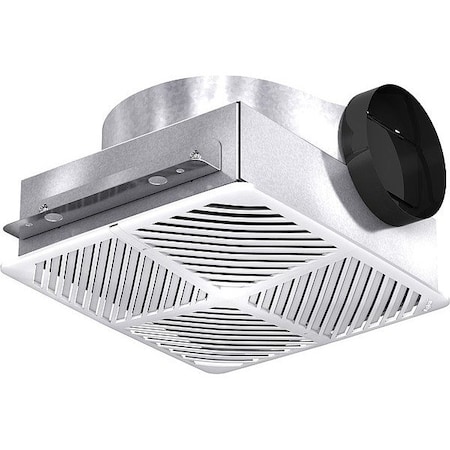 Dayton Bath Exhaust Fan, 75 cfm cfm, 6 in Duct Dia., 115 V, Without Light 60RG30