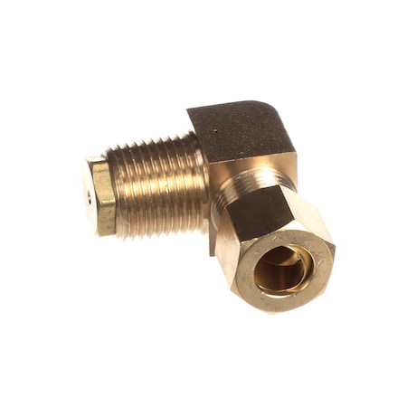 Royal Range 90 Deg Orifice Elbow, Rectangular, Brass 1213