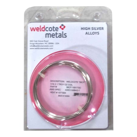 Weldcote 56CF 56% Bag-7 1/32in x 1 troy oz coil 56CF132X1T0C