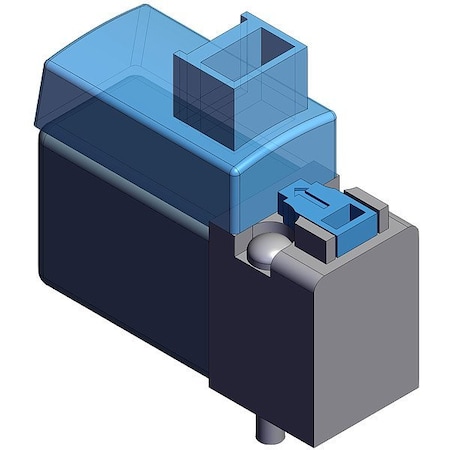 Smc Solenoid Air Control Valve, 27 mm L V124-5LOU