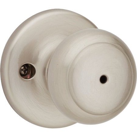 Kwikset Cove Satin Nickel Bed & Bath Door Knob 300CV 15 CP