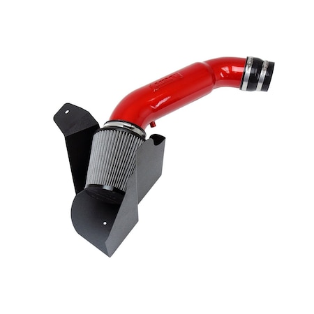 Hps Performance Air Intake Kit with Heat Shield, Red,  827-676R