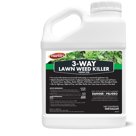 Martins 3-Way Weed Killer, Liquid, Spray Application, 1 gal, Bottle 82210022
