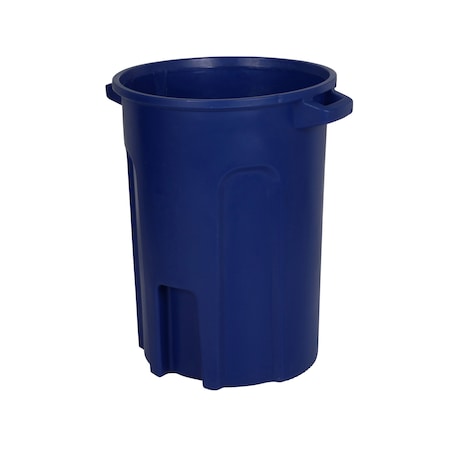Toter 32 Gal. Round Trash Can w/ Lift Handle, Blue RND32-B0705