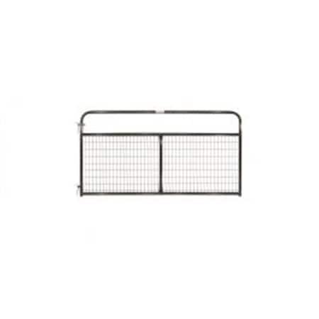 Tarter 8 ft. 2 x 4 in. Wire-Filled Gate, Black WFGBL8
