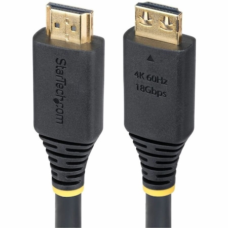Startech.Com 5M (16.4FT) HIGH SPEED HDMI CABLE WITH GRIPPING CONNECTORS, 4K 60HZ/1440P 144HZ, HDMI2-CABLE-GRIP-5M