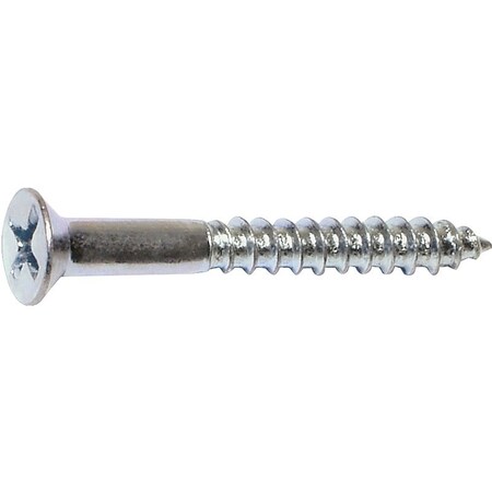 Midwest Fastener Wood Screw, #10, 1-1/4 in, Zinc Plated 02579