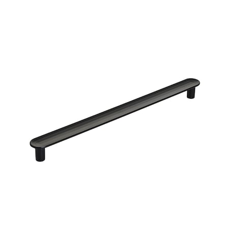 Amerock Concentric 7-9/16 in 192 mm Center-to-Center Matte Black Cabinet Pull BP36833MB