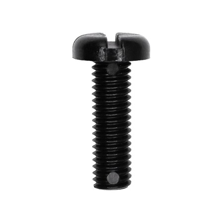 Auveco Black Nylon License Plate Screw M6-1.0 x 20mm, 100PK 17091