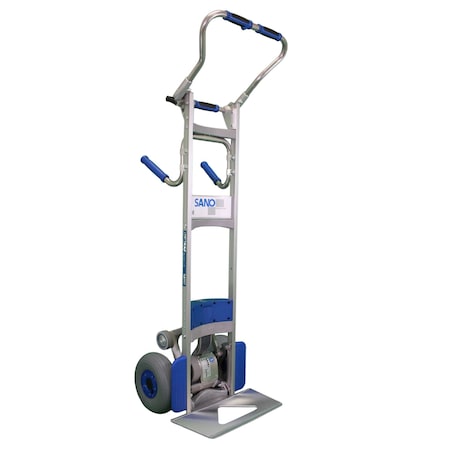 Sano Liftkar Pro Fold-L Pistol Grip Stairclimbing Hand Truck 375 Lbs. Cap., Non-Marking Wheels GS SP17FL02PI30