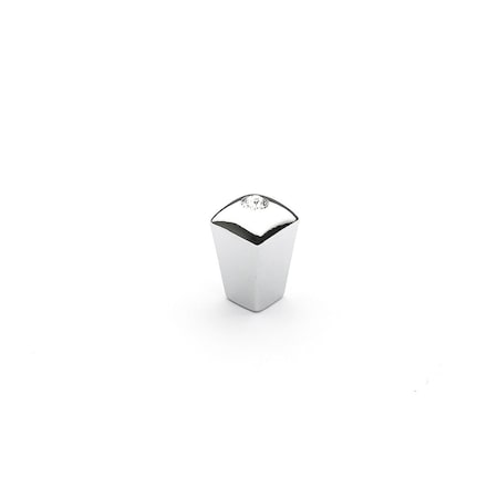 Schaub 1/2in Skyevale Crystal Cabinet Knob Polished Chrome Finish 299-26