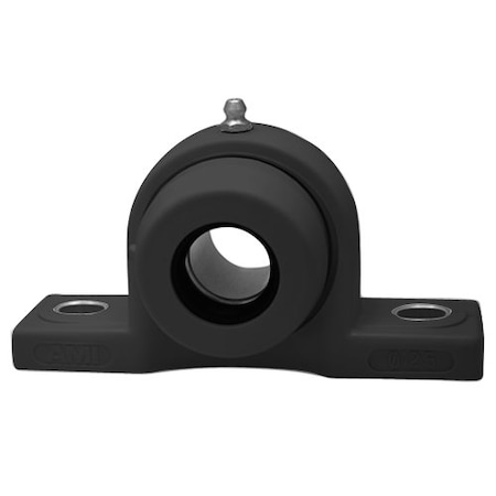 Ami Bearings SINGLE ROW BALL BEARING - 3/4in NARROW SET SCREW BLACK PILLOW BLOCK 2 OPN COV BPPL4-12CB