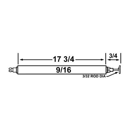 Crown Engineering Kewanee 9/16 X 17  electrode 22317