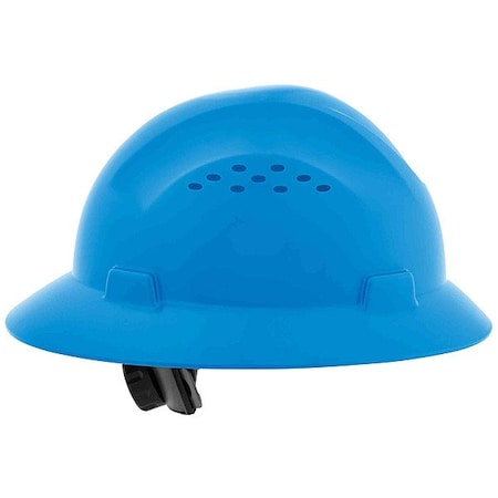 Jackson Safety Hard Hat, Full Brim, Advantage, Blue 20822