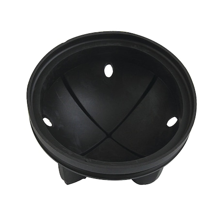 Kingston Brass Garbage Disposal Splash Guard, Black KD4300