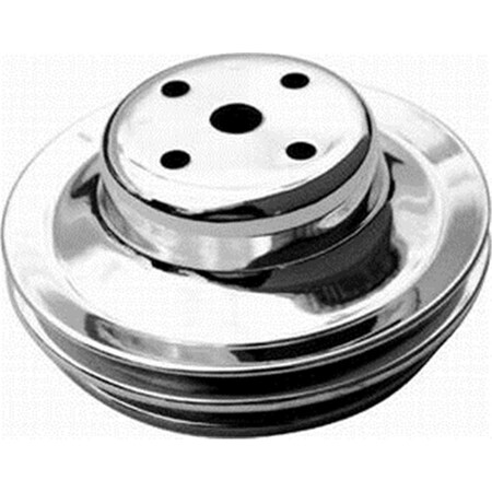 Strike3 R9723 Double Groove Long Water Pump Pulley for Big Block Chevy ST1597465