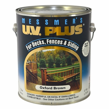U.V. Plus Gal Messmers MS-602 Oxford Brown Semi-Transparent Stain, 250-VOC CMS-602